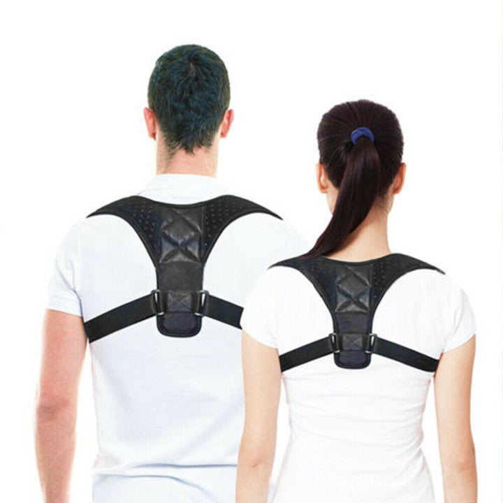 1x Posture Corrector Support Back Shoulder Brace Belt Fit For Men Women