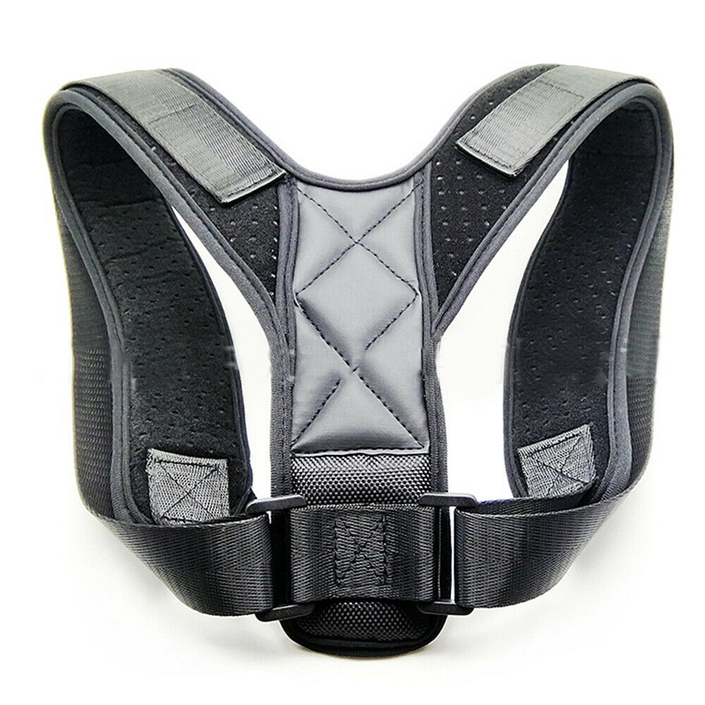1x Posture Corrector Support Back Shoulder Brace Belt Fit For Men Women