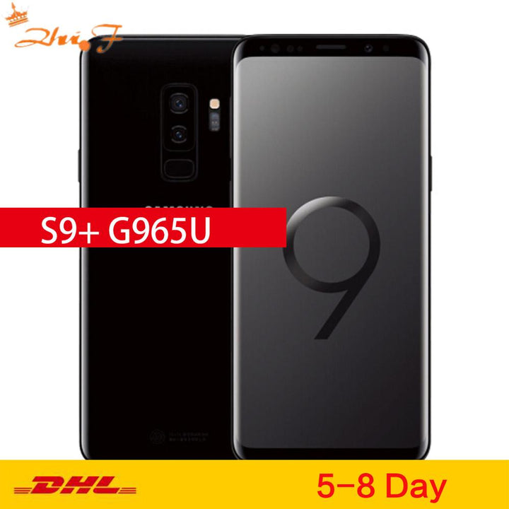 Samsung Galaxy S9 Plus S9+ G965U Original Unlocked LTE Cell Phone Octa Core 6.2" Dual 12MP 6GB RAM 64GB ROM NFC Snapdragon 845