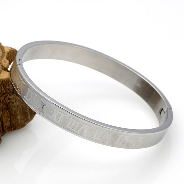 3pcs/set Royal Roman Bracelets & Bangles Love Bangle Bracelet For Men stainless steel Rectangle Bracelet Pulseira Men