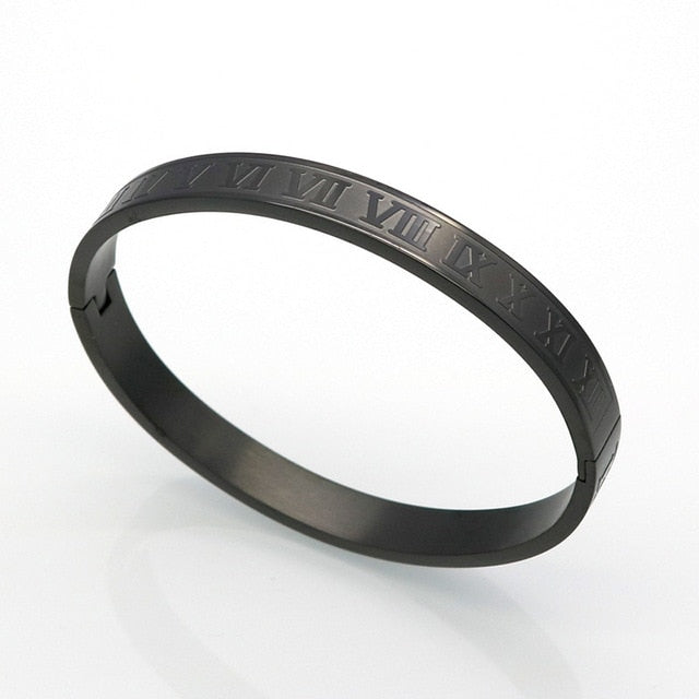 3pcs/set Royal Roman Bracelets & Bangles Love Bangle Bracelet For Men stainless steel Rectangle Bracelet Pulseira Men