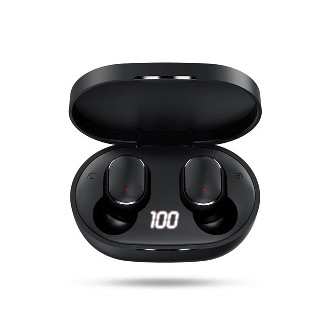 Newest Xiaomi KUMI T9S True Wireless Bluetooth 5.1 Earphone LED Digital Display In-ear Design Compatible with IOS/Android Xiomi