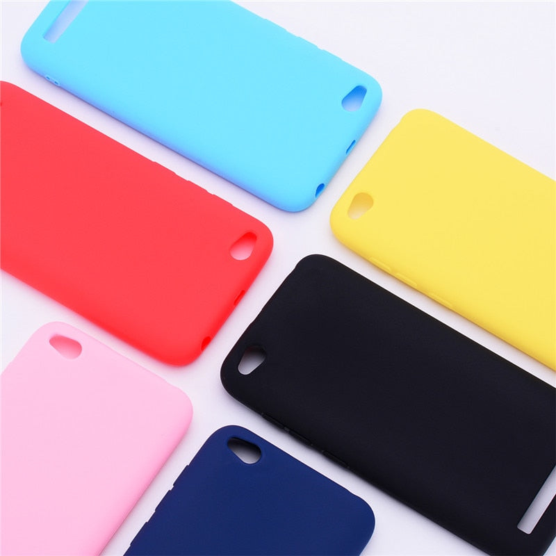 Silicone Case on For Fundas Xiaomi Redmi 5A case Soft TPU Color Matte Back Cover For Xiaomi Redmi 5A Case Skin Cell Phone Cases