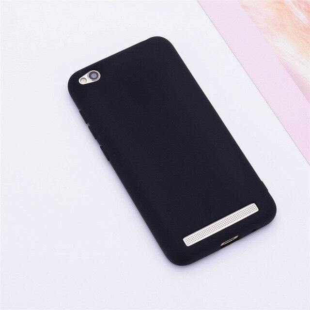 Silicone Case on For Fundas Xiaomi Redmi 5A case Soft TPU Color Matte Back Cover For Xiaomi Redmi 5A Case Skin Cell Phone Cases