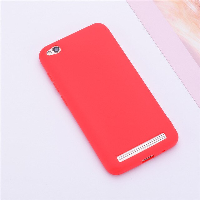 Silicone Case on For Fundas Xiaomi Redmi 5A case Soft TPU Color Matte Back Cover For Xiaomi Redmi 5A Case Skin Cell Phone Cases