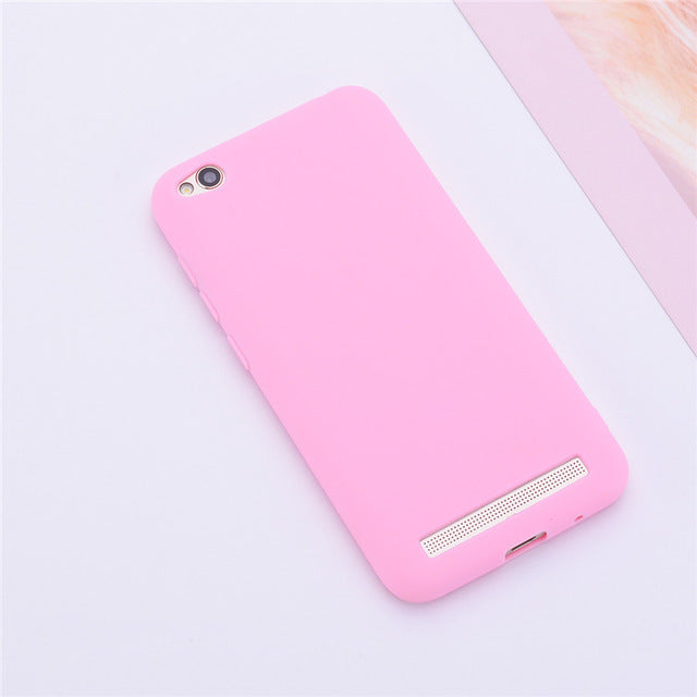 Silicone Case on For Fundas Xiaomi Redmi 5A case Soft TPU Color Matte Back Cover For Xiaomi Redmi 5A Case Skin Cell Phone Cases